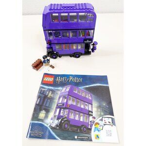 Lego Harry Potter the Knight Bus # 75957 +Manual & 3 Figs Complete? See Pics